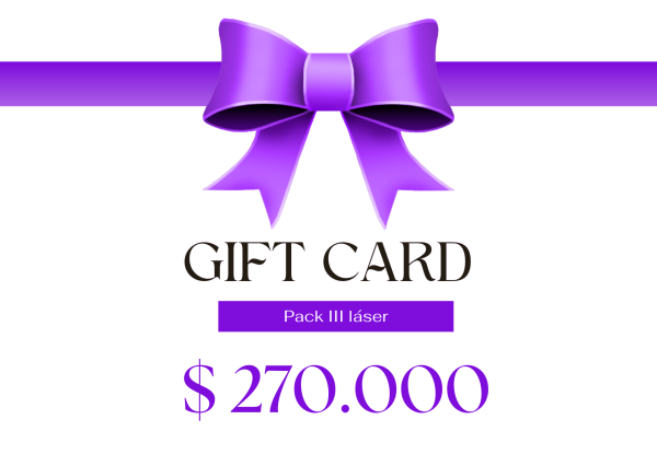 Gift Card Pack III Láser $270.000